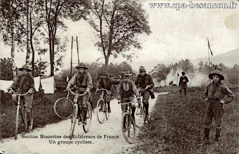 Section Bisontine des Eclaireurs de France - Un groupe cycliste